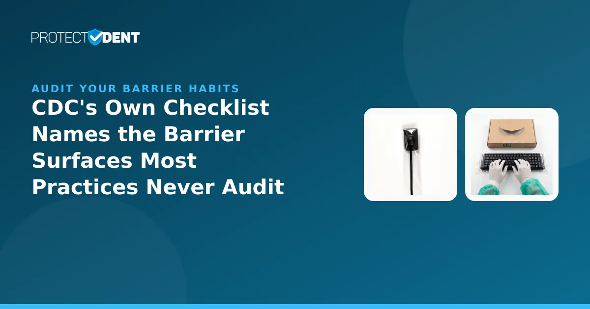 Dental operatory checklist icon representing a barrier protocol audit