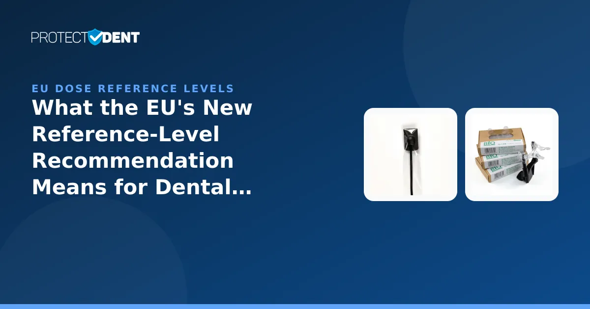 PROTECTDENT banner: EU diagnostic reference levels for dental X-rays