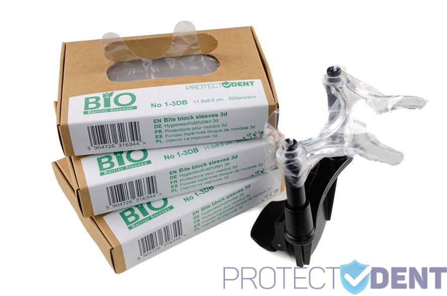 Hygieneschutzhüllen für 3D Aufbiss Block 3d Bite block cover Carestream